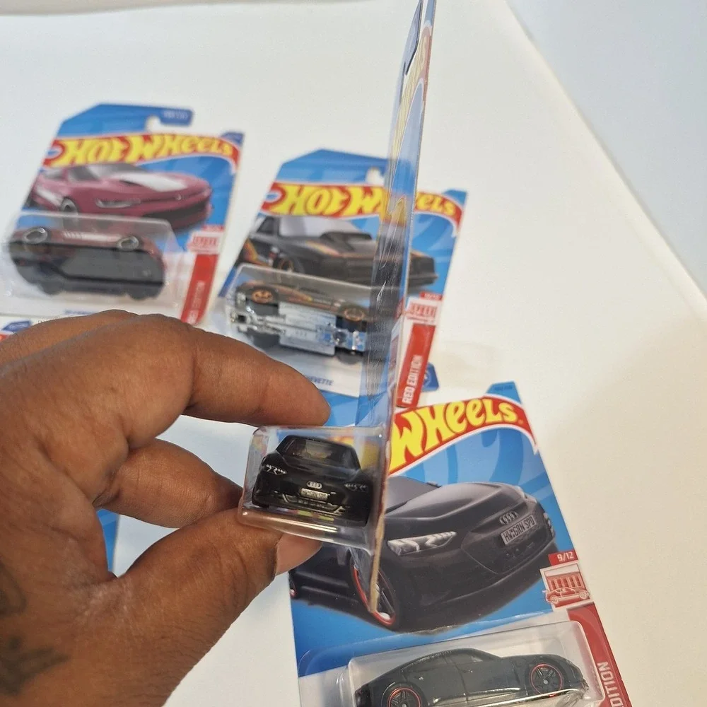 Hot Wheels Target Red Edition Some Damage 6 Cars Mustang/ Camaro